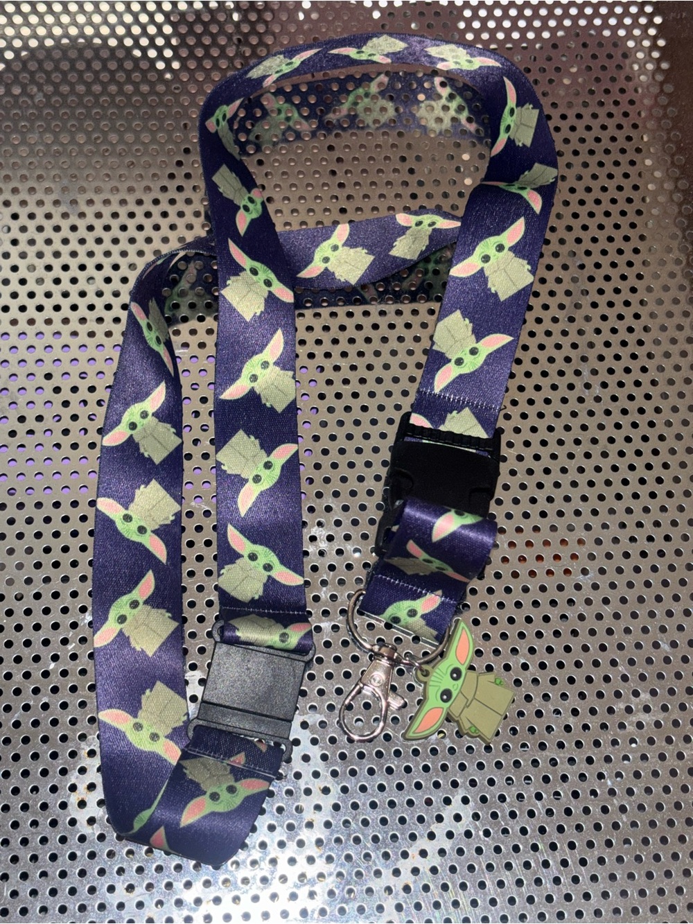 Baby Yoda Lanyard with Charm